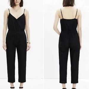 Madewell Jumpsuits | Women’s Lace Black Jumpsuit Cami V Neck Business Casual